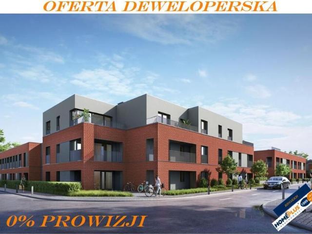 Mieszkanie na sprzedaż 3 pokoje Poznań Nowe Miasto, 57,10 m2, parter