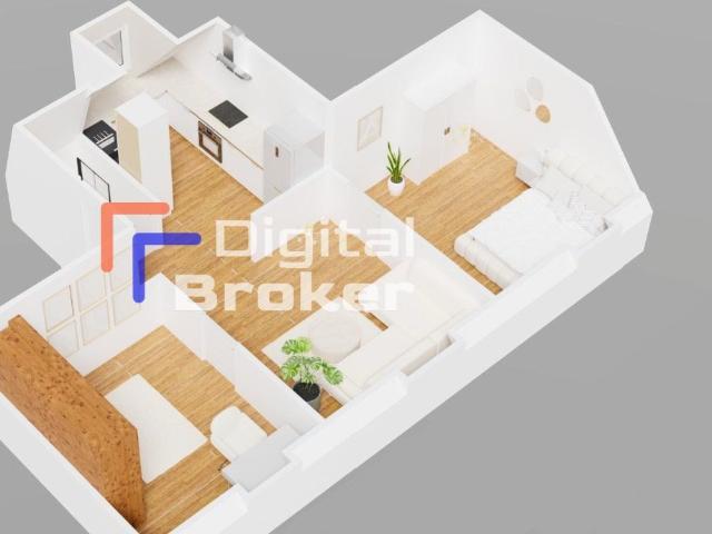 Mieszkanie na sprzedaż 3 pokoje Wrocław Fabryczna, 49,02 m2, 3 piętro
