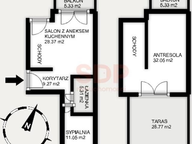 Mieszkanie na sprzedaż 3 pokoje Wrocław Krzyki, 86,05 m2, 3 piętro