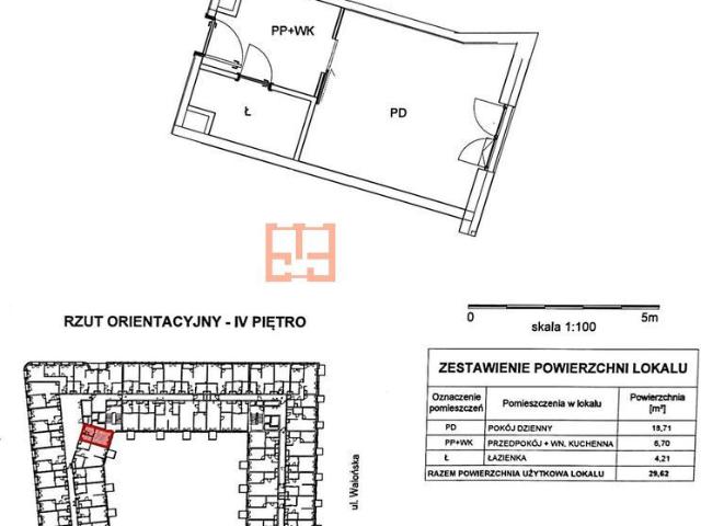 Mieszkanie na sprzedaż 1 pokój Siechnice, 30 m2, 4 piętro