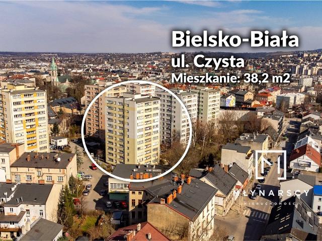 Mieszkanie na sprzedaż 2 pokoje Bielsko Biała, 38,20 m2, 9 piętro