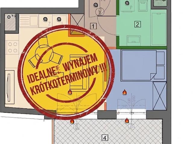 Mieszkanie na sprzedaż 2 pokoje Lublin Za Cukrownią, 30,34 m2, 1 piętro