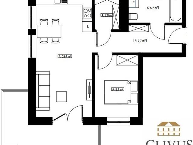 Mieszkanie na sprzedaż 2 pokoje Lublin, 48,70 m2, parter