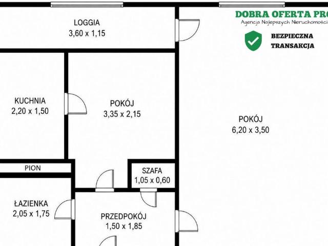 Mieszkanie na sprzedaż 2 pokoje Sopot Świemirowo, 41 m2, 9 piętro