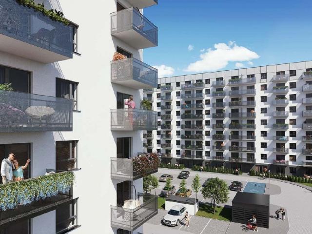 Mieszkanie na sprzedaż 2 pokoje Poznań Nowe Miasto, 44,28 m2, 2 piętro