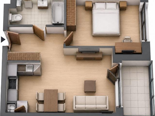 Mieszkanie na sprzedaż 2 pokoje pucki, 43,10 m2, 1 piętro