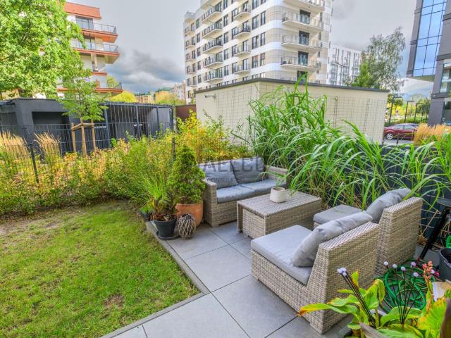 Mieszkanie na sprzedaż 2 pokoje Warszawa Mokotów, 42,49 m2, parter