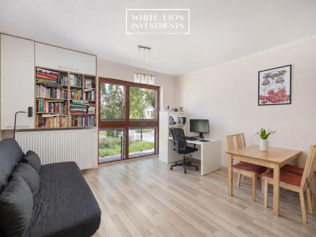 Mieszkanie na sprzedaż 2 pokoje Warszawa Mokotów, 44 m2, parter