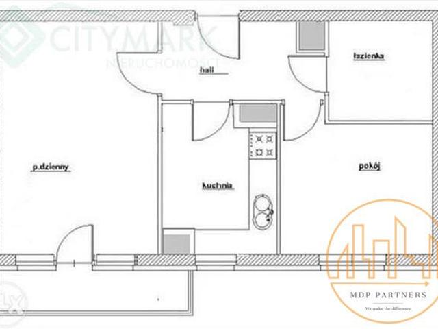 Mieszkanie na sprzedaż 2 pokoje Warszawa Praga Południe, 48,57 m2, 9 piętro