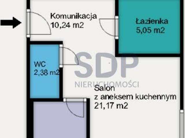 Mieszkanie na sprzedaż 4 pokoje Wrocław Krzyki, 70,58 m2, 2 piętro