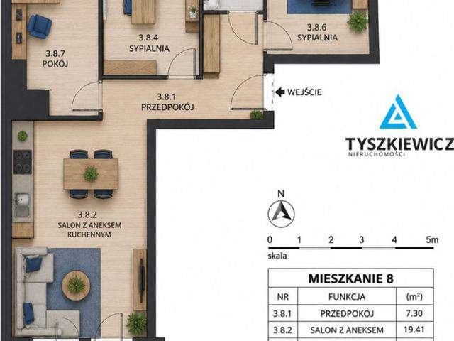 Mieszkanie na sprzedaż, Danuty Siedzikówny Inki