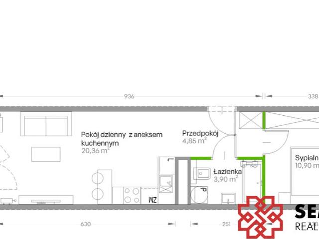 Mieszkanie na sprzedaż, Kraków, Czyżyny, Galicyjska