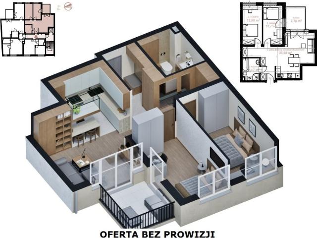 Mieszkanie na sprzedaż, Kraków, Krowodrza