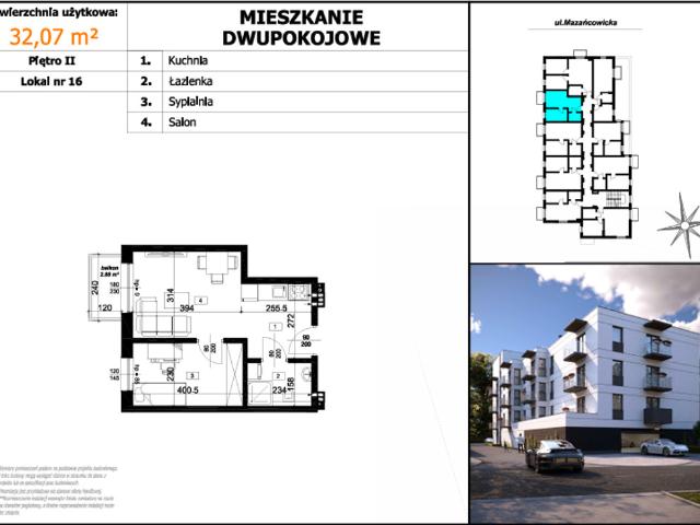 Mieszkanie na sprzedaż, Mazańcowicka