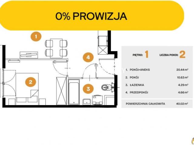 Mieszkanie na sprzedaż woj. małopolskie. Kraków, Bronowice, ul. Na Błonie, 751 896 PLN, 40,02 m2