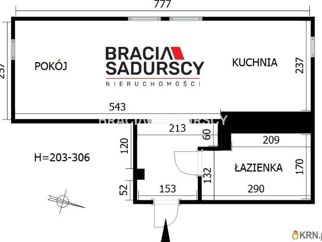 Mieszkanie na sprzedaż woj. małopolskie. Kraków, Prądnik Czerwony, ul. J. Sabały, 396 000 PLN, 27,38 m2