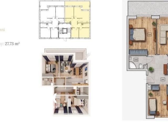 Mieszkanie na sprzedaż woj. małopolskie. Wieliczka, os. Bogucice, ul. Wygoda, 876 015 PLN, 85,05 m2