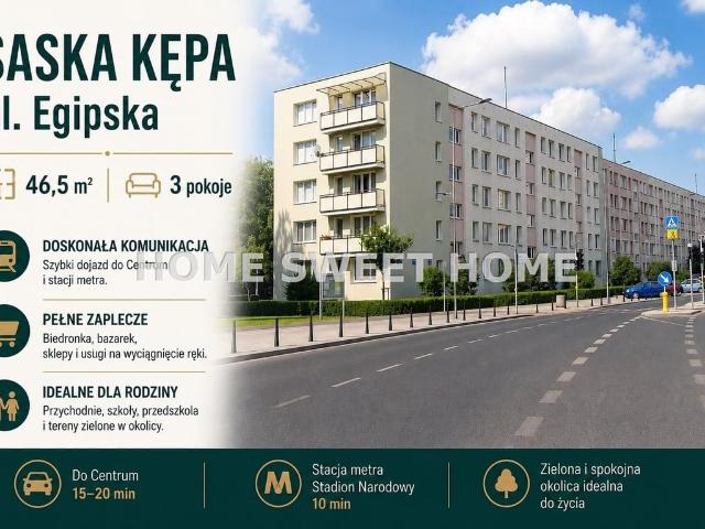 Mieszkanie na sprzedaż, Warszawa, Praga Południe, Egipska