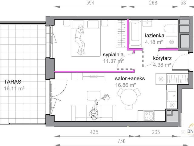 Mieszkanie na sprzedaż, Wrocław, Krzyki