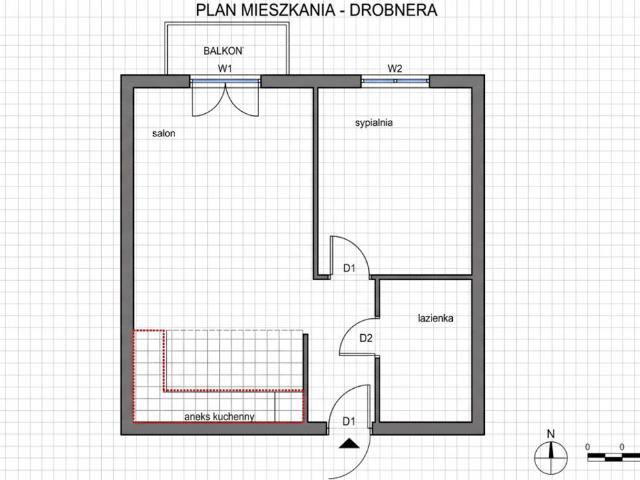 Mieszkanie na sprzedaż, Wrocław, Śródmieście, Drobnera