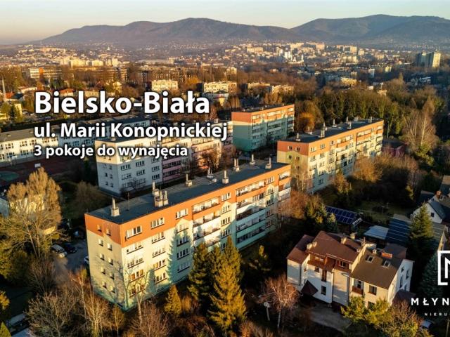 Mieszkanie na wynajem Bielsko Biała, Górne Przedmieście, Konopnickiej 51.60 m in