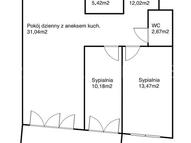 Mieszkanie na Wynajem Kraków, Śródmieście, Grzegórzki, ul. Grzegórzecka