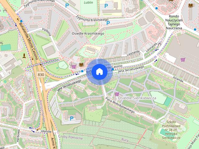 Mieszkanie na wynajem, Lublin ul. Skrzetuskiego