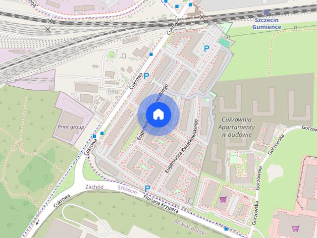 mieszkanie na wynajem Szczecin, Gumieńce, ul. Eugeniusza Kwiatkowskiego