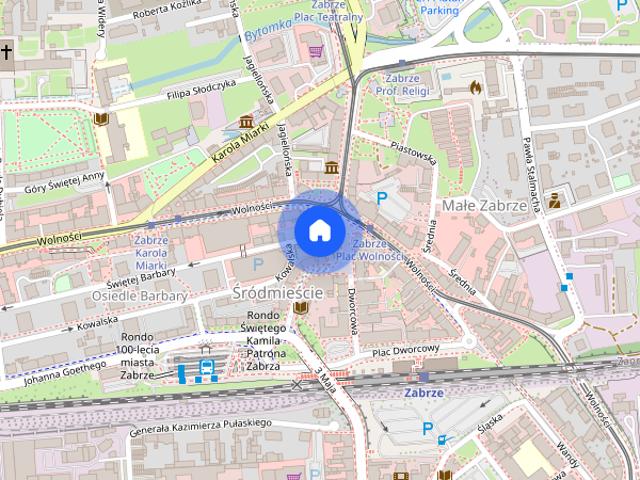 Mieszkanie na wynajem TYLKO DLA STUDENTÓW I Zabrze CENTRUM I 3 pokoje