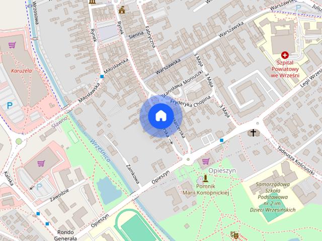 Mieszkanie bezczynszowe 0 zł w centrum Wrześni