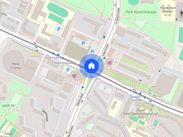 Mieszkanie dwupokojowe Dworcowa Olsztyn