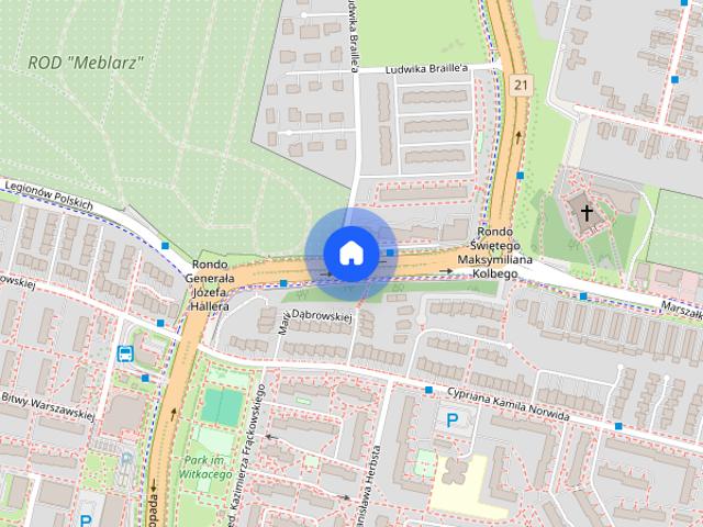 Mieszkanie dwupokojowe 43 m2 Piłsudskiego Słupsk
