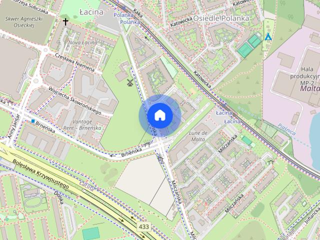 Mieszkanie do wynajęcia, 53 m², 3 pokoje Poznań Rataje
