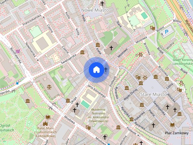 Mieszkanie do wynajęcia, 59 m², 2 pokoje Warszawa Śródmieście Stare Miasto