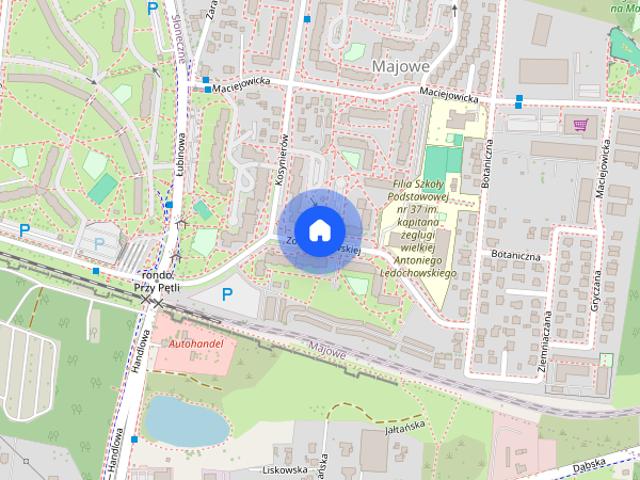 Mieszkanie do wynajęcia, 65 m², 3 pokoje Szczecin Majowe
