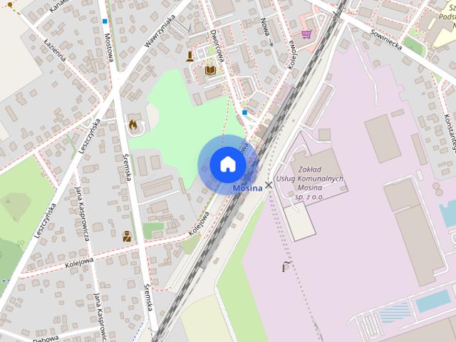 Mieszkanie do wynajęcia 36 m² Mosina ul Kolejowa