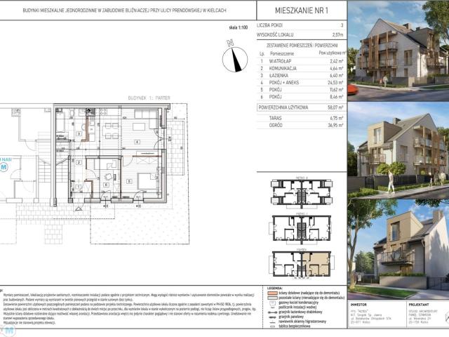 Mieszkanie, Kielce, 58.07 m², sprzedam mieszkanie