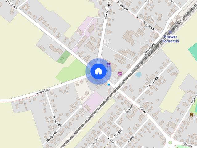 MIESZKANIE PÓŁ DOMU Z OSOBNYM WEJŚCIEM 85m2 W CENTRUM PRUSZCZA