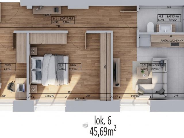 Mieszkanie, Poznań Św. Łazarz Łazarz, Lodowa, 45.69 m², sprzedam mieszkanie