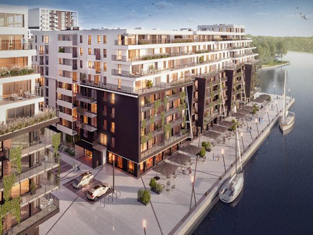 Mieszkanie, Szczecin Śródmieście Międzyodrze Wyspa Pucka, Maklerska, Sedina Apartamenty Etap I, A3.4.5