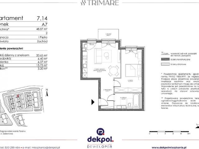 Mieszkanie, Sztutowo, 49.38 m2, 2 pokoje