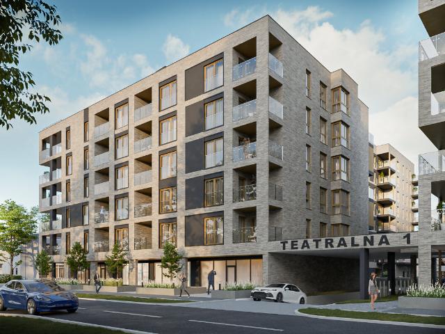 Mieszkanie, Sosnowiec Śródmieście, Teatralna 1, Teatralna 3 budynek B, B1.A.03