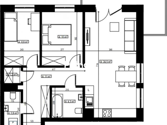Mieszkanie sprzedam, LUBLIN, CZECHÓW DOLNY, Koncertowa, 62 m2, cena: 600 960 zł