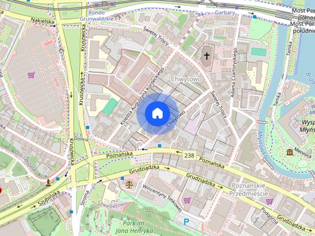 Mieszkanie w CENTRUM Bydgoszcz 2 pokoje nowy blok, sypialnia, BALKON