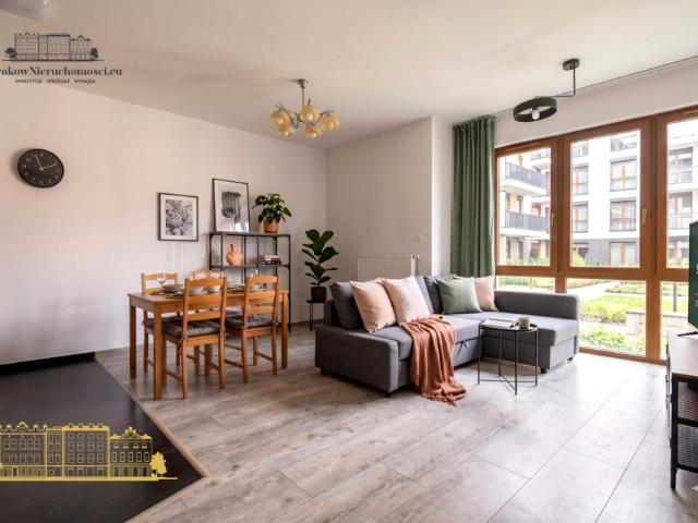 Mieszkanie w apartamentowcu 44 m² nad rzeką na wynajem Kraków, Rakowice
