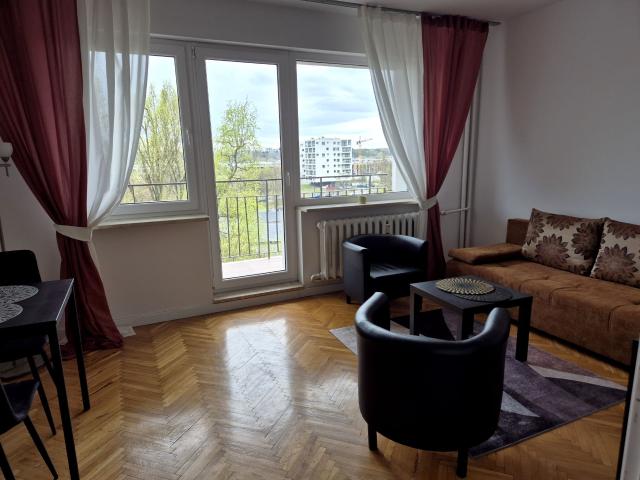 Mieszkanie w bloku mieszkalnym 65 m² nad rzeką na wynajem Warszawa, Mokotów