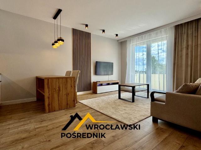 Mieszkanie w bloku mieszkalnym wysoki standard 45,87 m² na wynajem Wrocław, Lipa Piotrowska