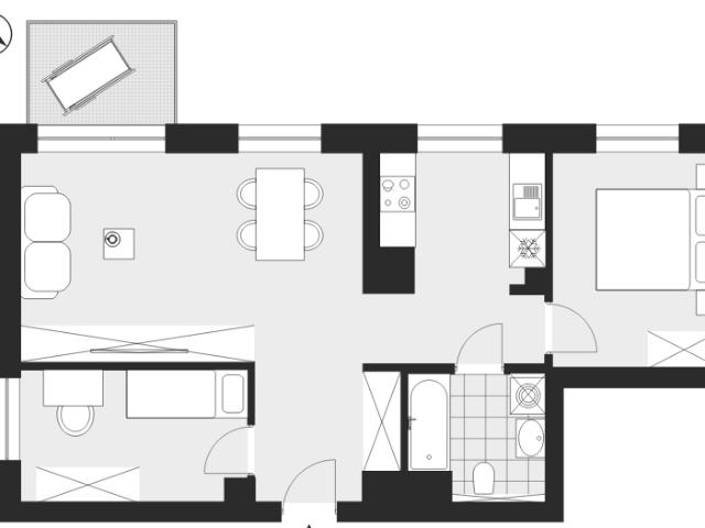Mieszkanie w Katowicach 61,49 m² z rynku pierwotnego