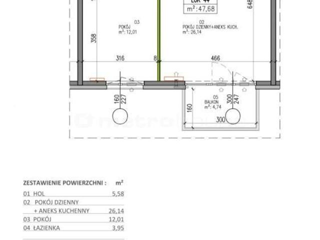 Mieszkanie, Warszawa, 47.68 m², sprzedam mieszkanie