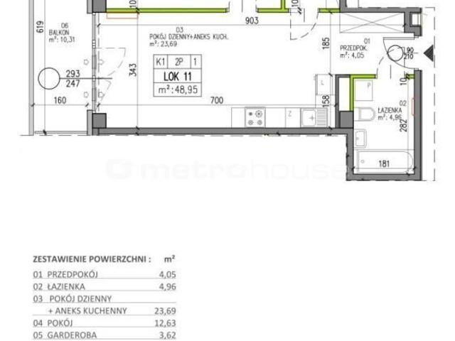 Mieszkanie, Warszawa, 48.95 m², sprzedam mieszkanie